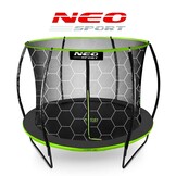 Trampoline 252 cm - met veiligheidsnet 252cm - Profiel 8ft - Neo-Sport
