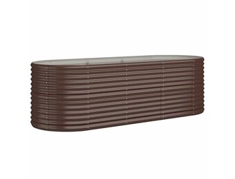 Plantenbak 224x80x68 cm Staal Bruin - 54% Korting