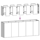 Verhoogd Bed Staal Wit 200x40x80 cm - Met 35% Korting!