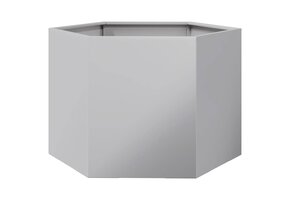 Zeshoekige Plantenbak Staal 69x60x45 cm (46% Korting)