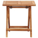 vidaXL Salontafel inklapbaar 40x40x40 cm massief acaciahout