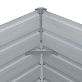 Plantenbak Verhoogd Staal Groen 100x100x77 cm - 40% Korting