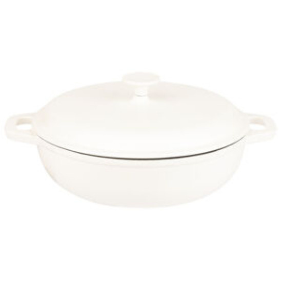 Glazen Braadpan Ovenschaal Rond 5 Liter met Deksel | Oven Magnetron Vriezer Vaatwasser geschikt | 25 cm