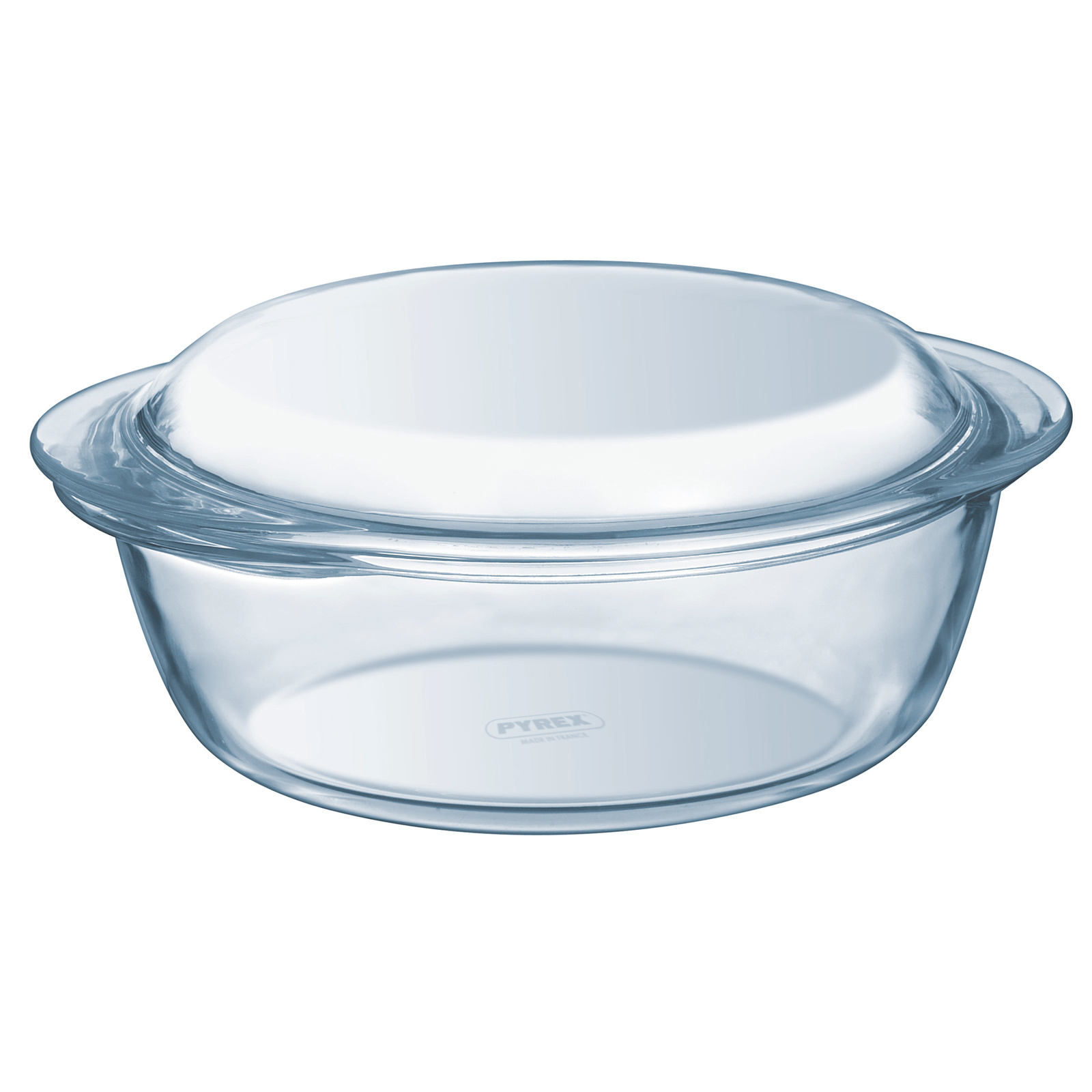 Glazen Braadpan Ovenschaal Rond 5 Liter met Deksel | Oven Magnetron Vriezer Vaatwasser geschikt | 25 cm