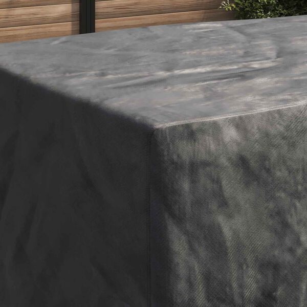 vidaXL Meubelhoes Effen Zwart 300 x 110 x 70 cm 210D