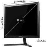 Wstirhy 17 inch LED Monitor 1280 x 1024 HDMI VGA - Zwart