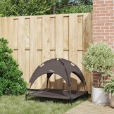 vidaXL Hondenbed 90 x 81 x 80,5 cm Staal Bruin