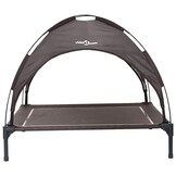 vidaXL Hondenbed 90 x 81 x 80,5 cm Staal Bruin