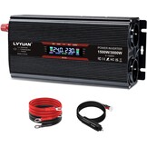LVYUAN Spanningsomvormer 24V naar 230V 1500W-3000W Rood 24VM1500WLCD-R
