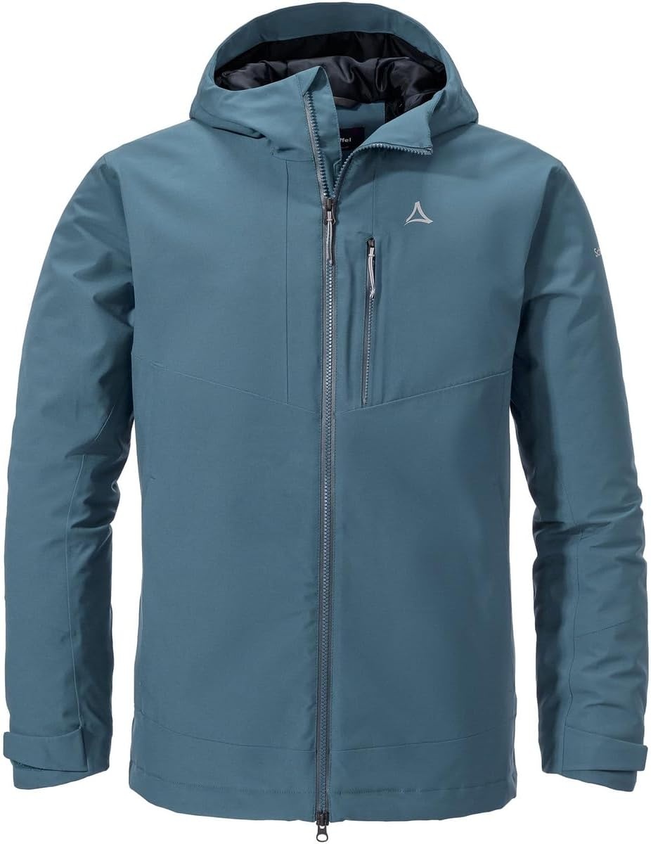 Schöffel Herren Jacket Torspitze M, winddichte, wattierte Winter Wanderjacke, atmungsaktive, schnelltrocknende Outdoorjacke mit T8-Tech Stretch