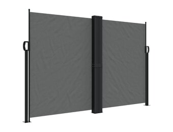 vidaXL Uittrekbaar Windscherm 160x600 cm Antraciet - 47% Korting!