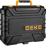 DEKO 126-delig elektrisch gereedschap combo-set met 8 V accuboor, 10 mm 3/8 inch keyless Chuck, professionele en huishoudelijke gereedschapsset, doe-het-zelf, voor tuin, kantoor, huisreparatie