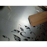 vidaXL Poort 85x150 cm boomontwerp cortenstaal