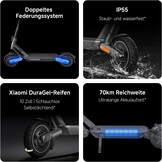 Xiaomi Electric Scooter 4 Ultra Zwarte Elektrische Step met 70 km Bereik en Dubbele Vering