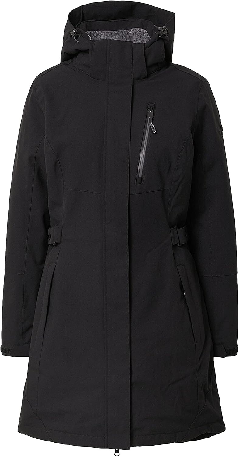 killtec Kobiety Funkcjonalna parka z odpinanym kapturem KOW 165 WMN PRK, schwarz, 46, 37726-000