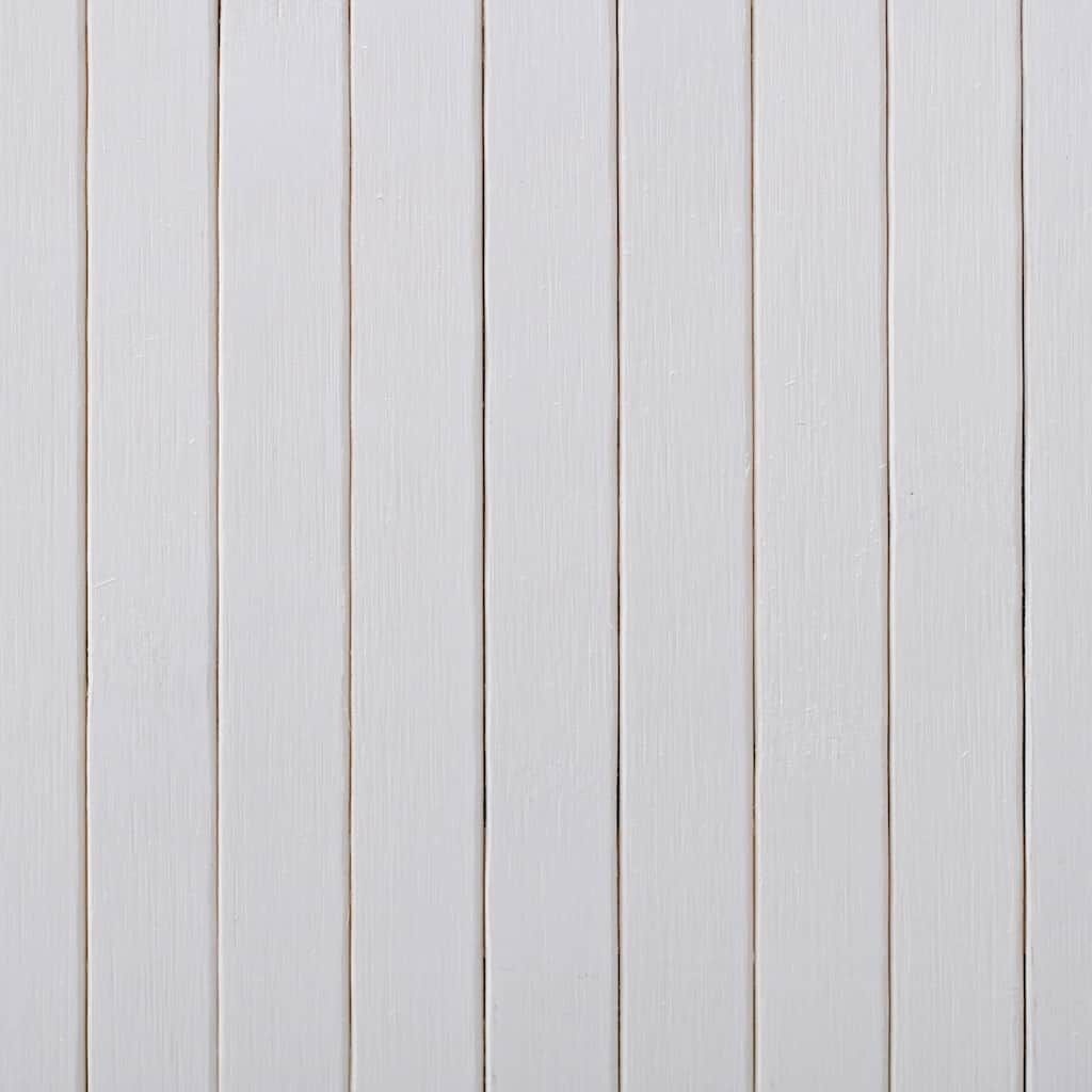vidaXL Kamerscherm 250x165 cm bamboe wit