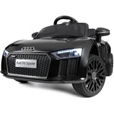 Elektrische kinderauto - accu auto - Audi R8 Spyder - zwart