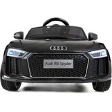Elektrische kinderauto - accu auto - Audi R8 Spyder - zwart