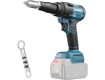 Accu Klinknageltang compatibel met Makita 18V (zonder accu) | Borstelloze Elektrische Popklinknageltang 25.000N Klinknagelpistool voor Blinde Klinknagels van 2,4-4,8 mm