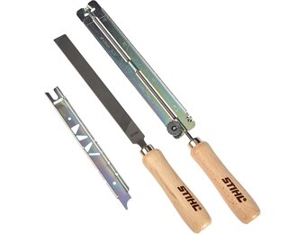 Stihl slijpset 1/4", 3/8 P 56050071027 vijlset voor Picco zaagketting, grijs