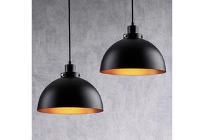 Industriële Hanglampen Retro - Zwart (2 stuks) - 29% Korting!