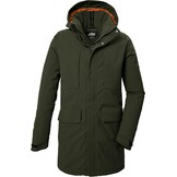 killtec Kow 80 Mn Prk heren Functionele parka/parka met afritsbare capuchon