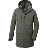killtec Kow 80 Mn Prk heren Functionele parka/parka met afritsbare capuchon