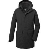 killtec Kow 80 Mn Prk heren Functionele parka/parka met afritsbare capuchon