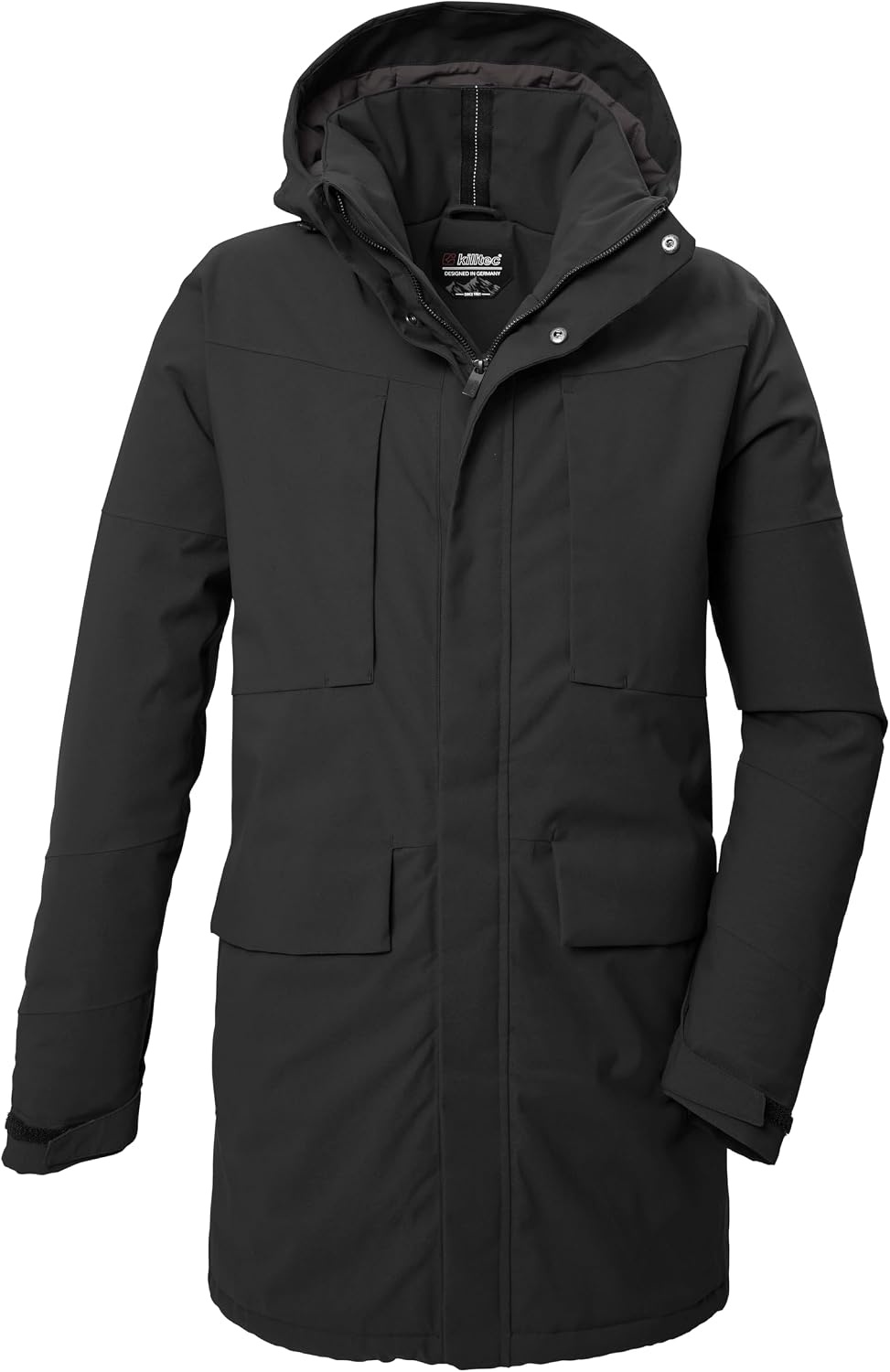 killtec Kow 80 Mn Prk heren Functionele parka/parka met afritsbare capuchon