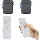 QIACHIP Universal Ceiling Fan Remote Control Kit, Wireless Ceiling Fan Lamp Remote Control Kit and Light Control Switch Timer Control for Space Cooling 220V 230V - Maat 1 Satz