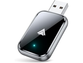 Draadloze Android Auto Adapter | Converteert bedraad naar draadloos | Snel Stabiel Plug & Play | Dualband Wi-Fi