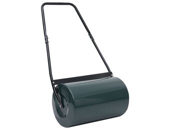 vidaXL Gazonroller 50 L 63 cm groen en zwart
