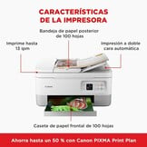 PIXMA TS7451i 3-in-1 WLAN-printer voor thuiskantoor, kopieerapparaat en scanner – compatibel met PIXMA Print Plan – afdrukken van foto's zonder rand – draadloos printen/scannen via de cloud en