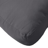 vidaXL Palletkussens Antraciet (2 stuks) - 58% Korting