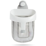 Badspeelgoed organiser met schepfunctie | Mesh materiaal sneldrogend | Wandmontage zuignap | Grote opening | Grijs