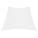 vidaXL Zonnezeil trapezium 2/4x3 m oxford stof wit