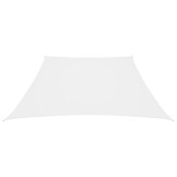 vidaXL Zonnezeil trapezium 2/4x3 m oxford stof wit