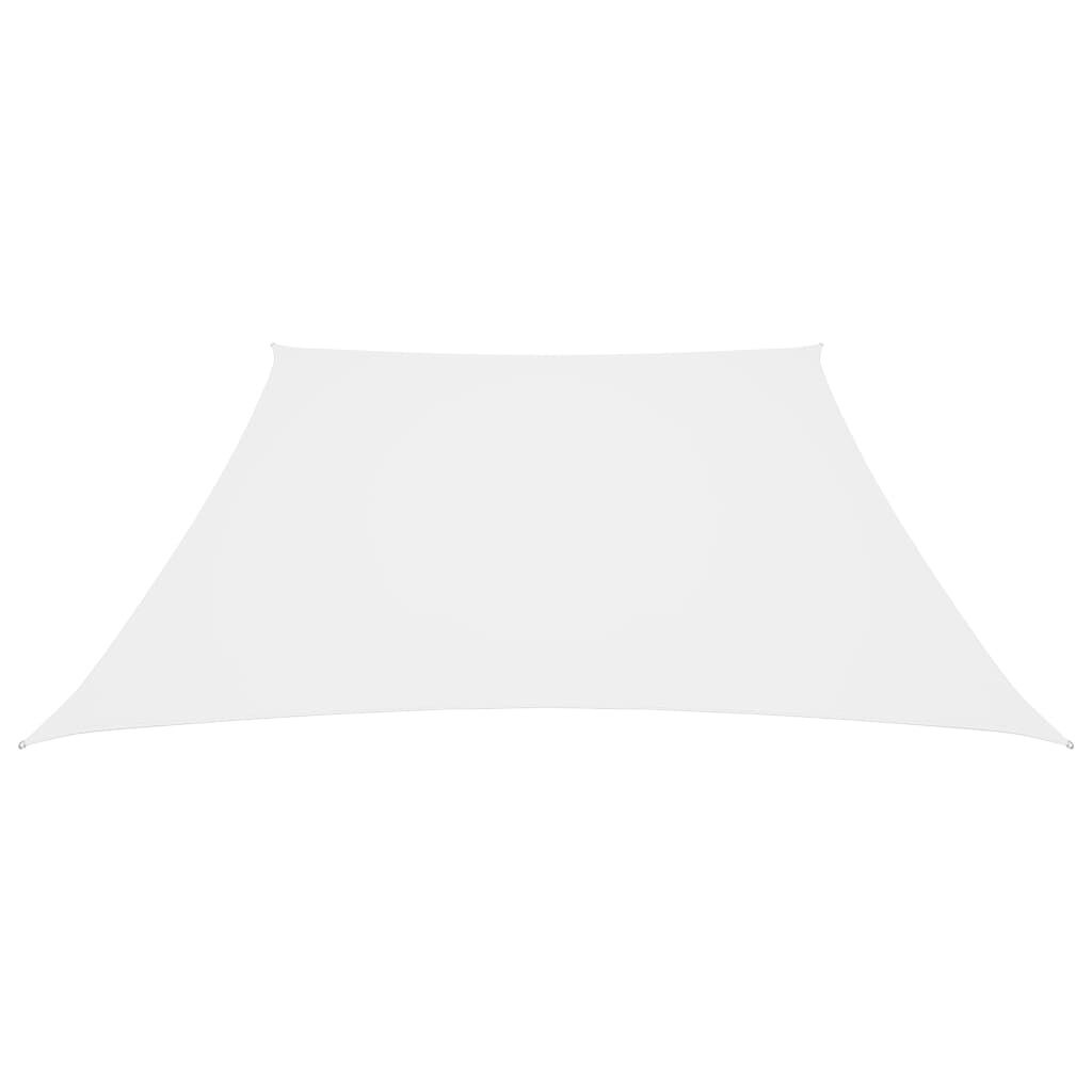 vidaXL Zonnezeil trapezium 2/4x3 m oxford stof wit