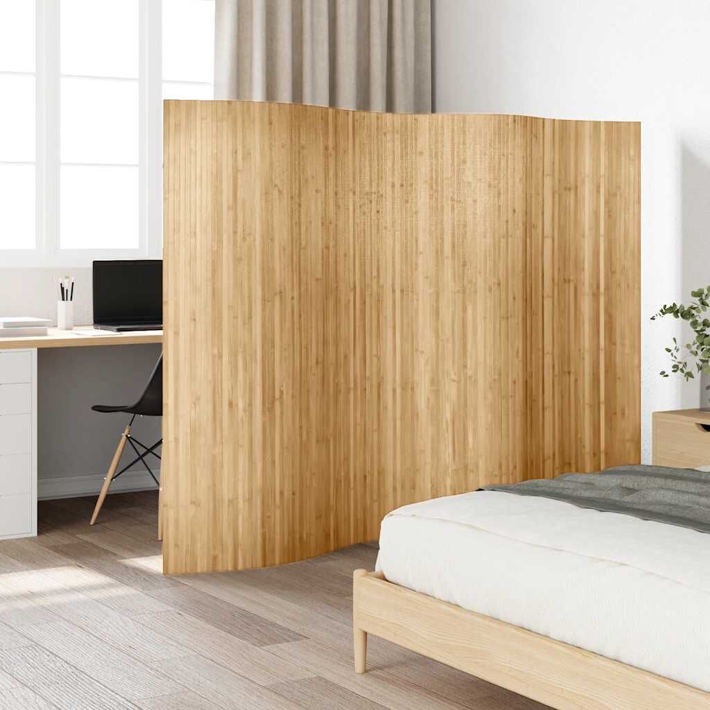 vidaXL Kamerscherm 250x165 cm bamboe natuurlijk