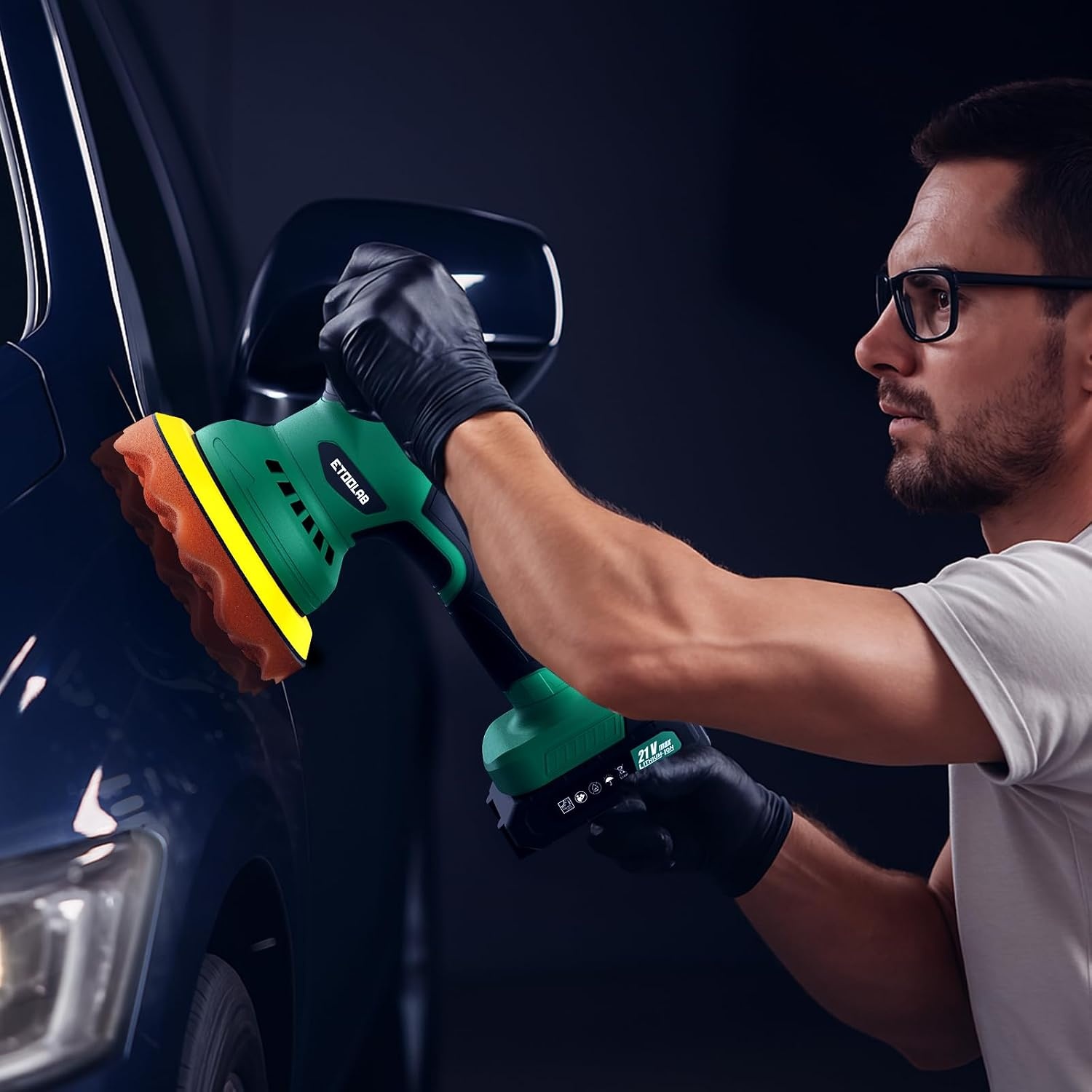 ETOOLAB Car Polisher, 8 Variable Speeds,Car Polishers and Buffers