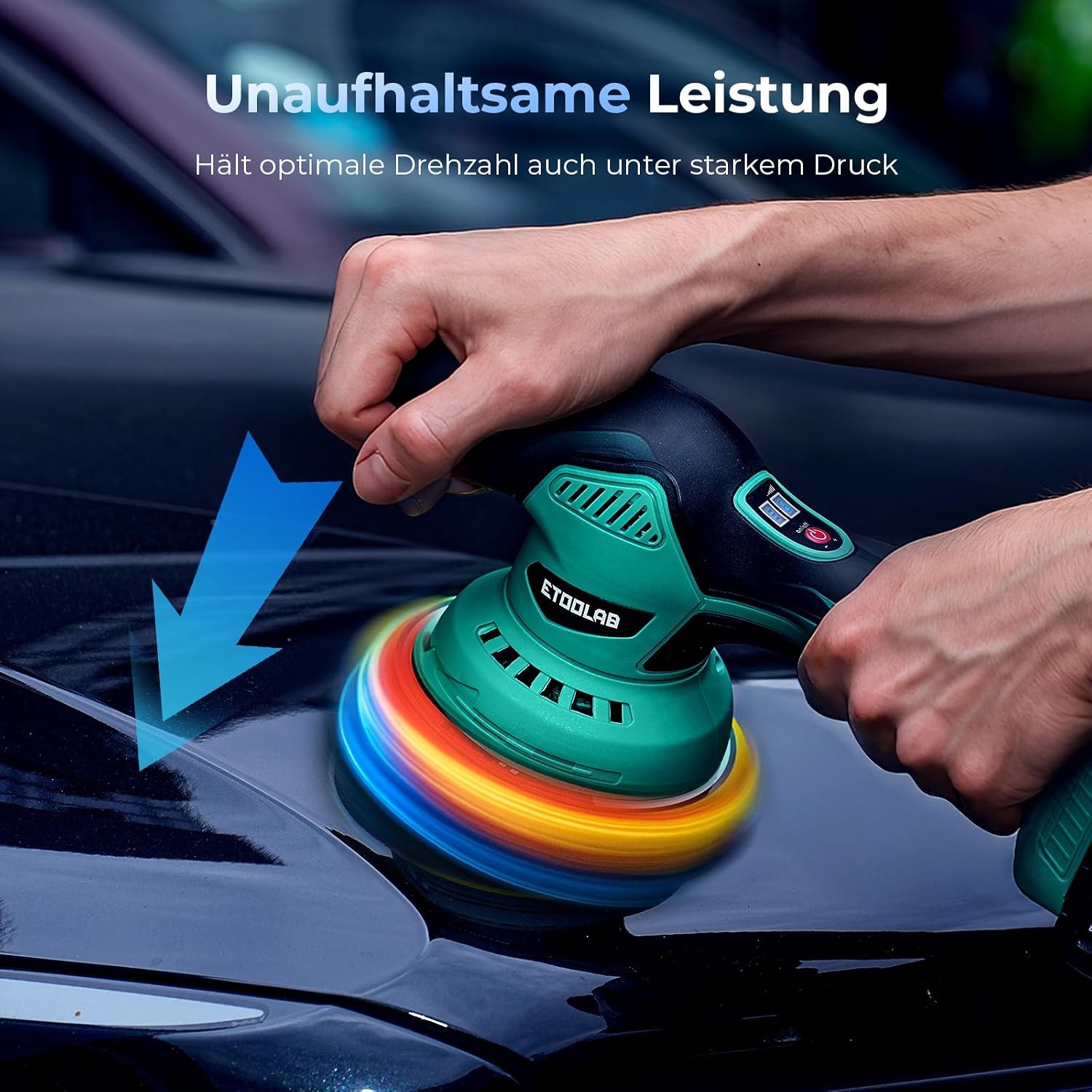 ETOOLAB Car Polisher, 8 Variable Speeds,Car Polishers and Buffers