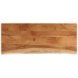 vidaXL Wastafelblad rechthoekig 140x60x2,5 massief acaciahout