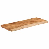 vidaXL Wastafelblad rechthoekig 140x60x2,5 massief acaciahout