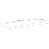 vidaXL Wastafelblad rechthoekig 140x60x2,5 massief acaciahout