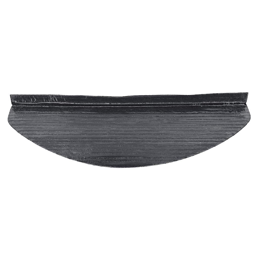 vidaXL Trapmatten zelfklevend 15 st 56x17x3 cm zwart