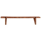 vidaXL Wandschappen 2 st 90x20x18 cm massief acaciahout