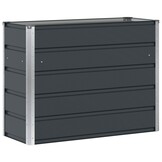 vidaXL Plantenbak Antraciet 100 x 40 x 75 cm Staal