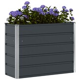 vidaXL Plantenbak Antraciet 100 x 40 x 75 cm Staal