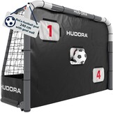 HUDORA Voetbaldoel RoCo met doelwand (2-in-1) – flexibel targetshot systeem – weerbestendig, inklapbaar en stabiel – voor kinderen en volwassenen – inclusief puntenteller en variabele doelopeningen - Maat 180 x 120 cm