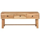 Salontafel Massief Acaciahout 100x50x40cm - 61% Korting